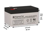 JC1212 Johnson Controls Replacement Sla Battery (12V 1.2AH) New. Price: $16.79.
