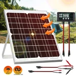 30W Solar Power Panel 12V Trickle Charger Battery Maintainer Tender + Controller New. Price: $40.99.