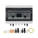 Pv Solar Combiner BOX,50A 500V Junction IP65 Waterproof 4 String 2 O... New. Price: $168.77.