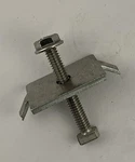 Lot Of 4 Ironridge Solar Mid Clamps A-b 2" T-bolt Clear 29-70TB-105 Open. Price: $19.95.