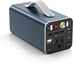 Powdeom 150W Portable Power Station, 155.4WH Laptop Small, Gray Blue New. Price: $202.90.
