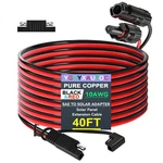 10AWG 40FT Solar Adapter To Sae Extension Cable, & Female Panel Pl... New. Price: $61.18.