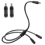 Paekq Solar Adapter 8MM 2 X 0.31 In Female To Y-splitter, Black New. Price: $28.86.