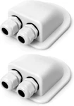 2 Pcs IP68 Waterproof Abs Solar Double Cable Entry Gland-weather Resistant Dual New. Price: $10.99.