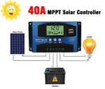 40A Mppt Solar Panel Regulator Charge Controller 12V/24V Auto Focus Tracking B9 New. Price: $24.52.