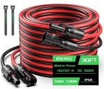 30FT 10AWG Solar Panel Extension Cable Bateria Power 6MM New. Price: $59.36.
