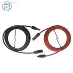 Pair Durable 10 Awg Black + Red Solar Panel Extension Cable Wire Connector New. Price: $22.14.