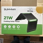 Sunyima 21W Portable Foldable Monocrystalline Solar Panel Dual Usb Weatherproof New. Price: $100.00.