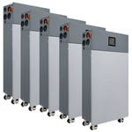 New 5 (five) Fortress Power Eboost 16KWH Lfp Battery + Eway Wire Management Sys. Price: $17786.00.