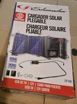 Schumacher SP-100 10W Foldable Solar Panel Charger, Power Regulation, Chainable New. Price: $54.00.
