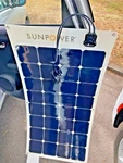 Sun Power Flexible Solar Panel Watt (sae Connectors) Sku: SPR-E-FLEX-100 New. Price: $93.75.