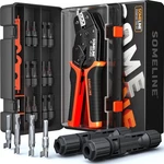 Solar Connector Crimping Tool Kit, 14-10 Awg Crimper For Panel Cable ... New. Price: $31.49.