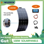 Wuzeck 100W 18V Flexible Solar Panel Off Grid Module 10A Controller For Rv Home New. Price: $89.99.