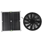Diydeg Solar Powered Fan Kit, 100W 12V 10IN Cooling Round Panel Exhaust... New. Price: $53.13.