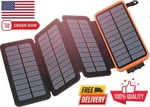 4 Panels Solar Power Bank Waterproof 25000MAH Fast Charger Pack Usb Battery 3A.. New. Price: $55.62.