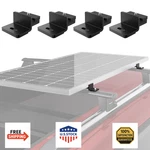 Bougerv Solar Panel T-slot Mounting Kit Fits For Auto Cross Bars With T-track New. Price: $98.09.