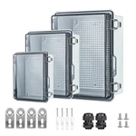 Small Waterproof Electrical Junction Box IP67 Clear Abs Plasti New. Price: $28.78.