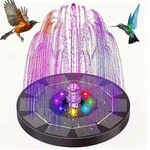 Aisitin 6.5W Solar Fountain Pump With Colorful Led Lights 3000MAH Battery New. Price: $28.99.