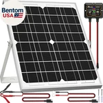 Solar Panel Kit 20W 12V, Waterproof Battery Trickle Charger Maintainer + New. Price: $53.71.