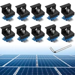 Anbte 10PCS Solar Panel End Clamp For Standard Unistrut Aluminum 30MM/35MM New. Price: $34.56.