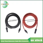 Pair Black + Red 25 Feet 12AWG Solar Panel Extension Cable Wire Connector New. Price: $22.57.