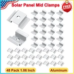 Zhengmy Solar Panel Mid Clamps 1.06 Inch Bracket Aluminium Mounting New. Price: $35.64.