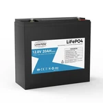 12V 20AH LIFEPO4 Lithium Battery With 25A Bms, 2000+ Deep Cycle Iron ... New. Price: $64.82.