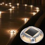 Agptek Solar Deck/step Lights 24PCS IP68 Waterproof Silver Warm/cool SLD1S24-1 New. Price: $150.00.