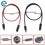 Pair Black + Red 10 Awg 3 Feet Solar Panel Extension Cable Wire Connector New. Price: $10.61.