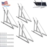 45" Adjustable Solar Panel Tilt Mount Brackets With Foldable Legs Sets New. Price: $184.58.