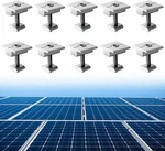 Anbte 10PCS Solar Panels Centre Clamps, Aluminium T-shaped Mid Include... New. Price: $33.74.