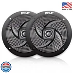 Low-profile Waterproof Marine Speakers 100W 4 Inch 2 Way Pair Slim Style New. Price: $44.99.