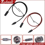 Findmall 1PAIR 30FT Black + Red 12AWG Solar Panel Extension Cable Wire Connector New. Price: $26.98.
