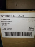 New Zep Solar Technology Interlock Black Ul Listed MH-007000-613 850-1613-001. Price: $175.00.