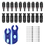 Muyi 22 Pcs Solar Panel Kit - 10 Pairs Connectors, Spanner For So... New. Price: $14.37.