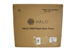 Halo 100W Rigid Solar Panel Black New Item HAL-SLP-0001 Boxed Clean Energy Power. Price: $139.99.