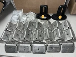 Lot Of 50+ Unirac Solar Mounting Hardware Wind Deflector Kits, T-bolts, Etc Open. Price: $62.99.