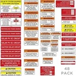 Photovoltaic Solar System Installer Label Kit 2020 2017 Code Electrical... Ungraded. Price: $37.07.