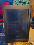 Ring Doorbell Black Solar Panel Model 5F42E9 Bladed - Open Box / Never Used. Price: $30.00.