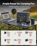 1200W Portable Power Station 806WH LIFEPO4 Solar Generator 10 Ports Backup New. Price: $513.99.