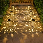 GO2GARDEN Solar Lights Outdoor Decorative Stake Waterproof With Moon Star For New. Price: $52.10.