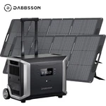 Dabbsson 3600W 3034WH Power Station Portable With 2X 210W Folding Solar Panel New. Price: $2199.00.