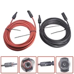 Pair 10AWG Black + Red Solar Panel Extension Cable Wire Connector 30FEET New. Price: $27.64.
