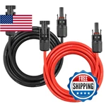 Solar Panel Extension Cable - 10AWG 25FT Wire Cord Gauge Pv With New. Price: $67.13.