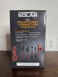 Thunderbolt Solar 7PC Power Connection Cable Kit Model 59171 Portable Led New. Price: $19.99.