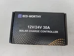 Eco-worthy Solar Power Controller EW1907-30A Used Pwm Regulator For 12/24V New. Price: $59.99.