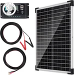 Solar Panel Kit 25W 12V Monocrystalline Battery Maintainer WITH10A Charge New. Price: $43.60.