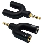Aaotokk 3.5MM Headphone Y Splitter Adapter Gold Plated 4 Pole Male 3... New. Price: $12.36.