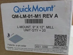 Quick Mount QM-LM-01-M1 Rev A 9"X12" Qty 20 New. Price: $107.99.
