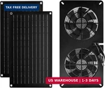 Dc 20W Solar Fan Powered Exhaust For Chicken Coops, Greenhouses, Sheds New. Price: $64.29.